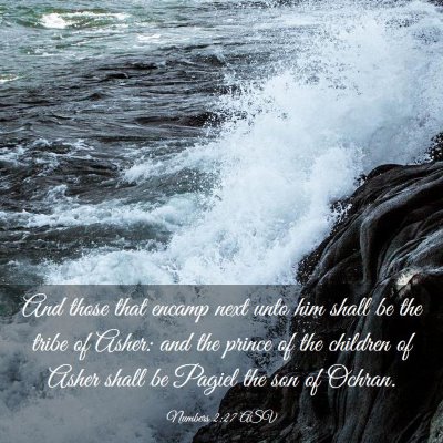 Picture 03 - Numbers 2:27 ASV - And those that encamp next unto him shall be the - Bible Verse Picture