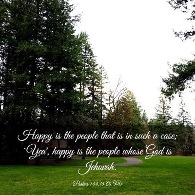Picture 03 - Psalms 144:15 ASV - Happy is the people that is in such a case; - Bible Verse Picture