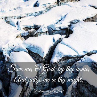 Picture 03 - Psalms 54:1 ASV - Save me, O God, by thy name, And judge me in thy - Bible Verse Picture