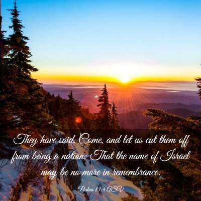 Picture 03 - Psalms 83:4 ASV - They have said, Come, and let us cut them off - Bible Verse Picture