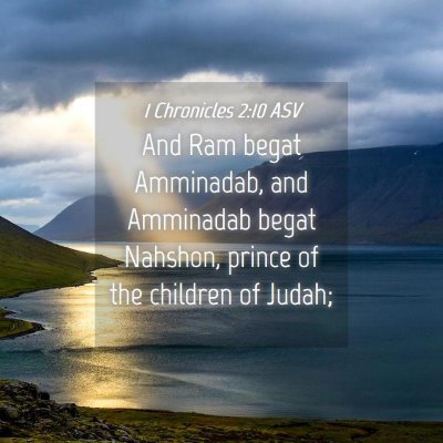 Picture 04 - 1 Chronicles 2:10 ASV - And Ram begat Amminadab, and Amminadab begat - Bible Verse Picture