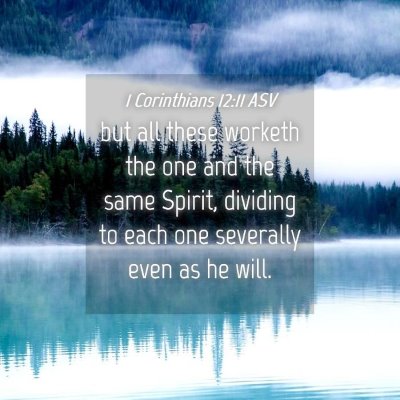 Picture 04 - 1 Corinthians 12:11 ASV - but all these worketh the one and the same - Bible Verse Picture