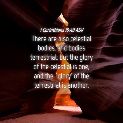 Picture 04 - 1 Corinthians 15:40 ASV - There are also celestial bodies, and bodies - Bible Verse Picture