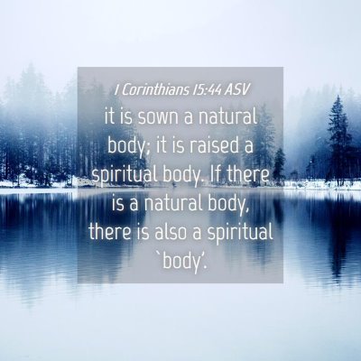 Picture 04 - 1 Corinthians 15:44 ASV - it is sown a natural body; it is raised a - Bible Verse Picture