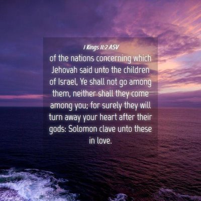 Picture 04 - 1 Kings 11:2 ASV - of the nations concerning which Jehovah said unto - Bible Verse Picture