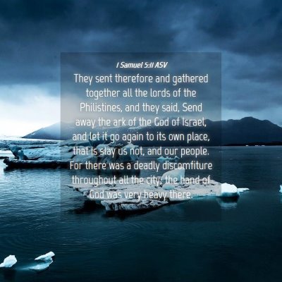 Picture 04 - 1 Samuel 5:11 ASV - They sent therefore and gathered together all the - Bible Verse Picture