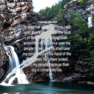 Picture 04 - 1 Samuel 9:16 ASV - To-morrow about this time I will send thee a man - Bible Verse Picture