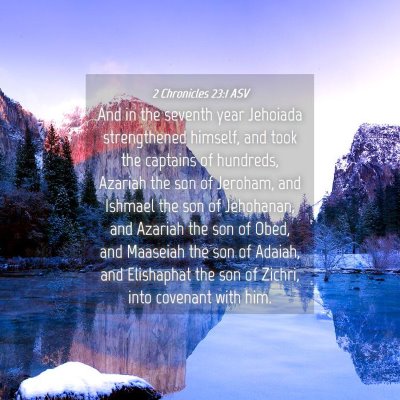 Picture 04 - 2 Chronicles 23:1 ASV - And in the seventh year Jehoiada strengthened - Bible Verse Picture