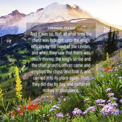Picture 04 - 2 Chronicles 24:11 ASV - And it was so, that, at what time the chest was - Bible Verse Picture