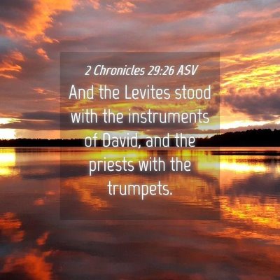 Picture 04 - 2 Chronicles 29:26 ASV - And the Levites stood with the instruments of - Bible Verse Picture