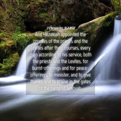 Picture 04 - 2 Chronicles 31:2 ASV - And Hezekiah appointed the courses of the priests - Bible Verse Picture