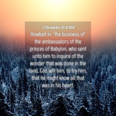 Picture 04 - 2 Chronicles 32:31 ASV - Howbeit in `the business of' the ambassadors of - Bible Verse Picture
