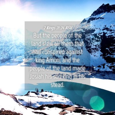 Picture 04 - 2 Kings 21:24 ASV - But the people of the land slew all them that had - Bible Verse Picture