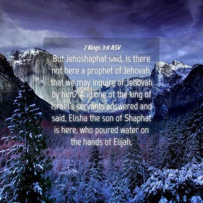 Picture 04 - 2 Kings 3:11 ASV - But Jehoshaphat said, Is there not here a prophet - Bible Verse Picture