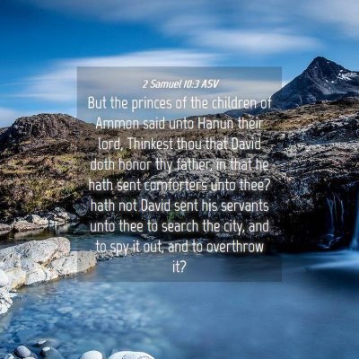 Picture 04 - 2 Samuel 10:3 ASV - But the princes of the children of Ammon said - Bible Verse Picture