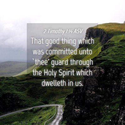 Picture 04 - 2 Timothy 1:14 ASV - That good thing which was committed unto `thee' - Bible Verse Picture