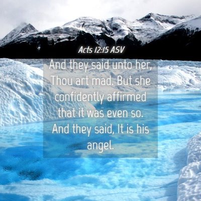 Picture 04 - Acts 12:15 ASV - And they said unto her, Thou art mad. But she - Bible Verse Picture