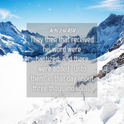 Picture 04 - Acts 2:41 ASV - They then that received his word were baptized: - Bible Verse Picture