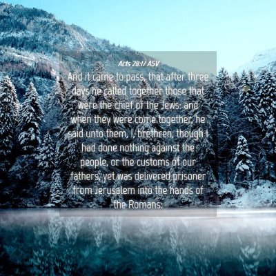 Picture 04 - Acts 28:17 ASV - And it came to pass, that after three days he - Bible Verse Picture