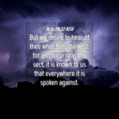 Picture 04 - Acts 28:22 ASV - But we desire to hear of thee what thou thinkest: - Bible Verse Picture