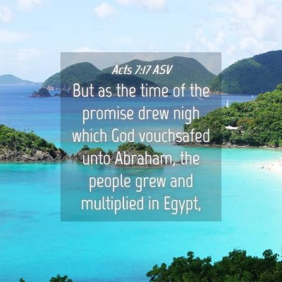 Picture 04 - Acts 7:17 ASV - But as the time of the promise drew nigh which - Bible Verse Picture