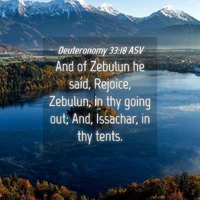 Picture 04 - Deuteronomy 33:18 ASV - And of Zebulun he said, Rejoice, Zebulun, in thy - Bible Verse Picture