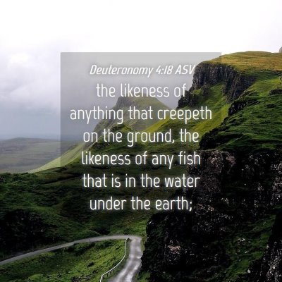 Picture 04 - Deuteronomy 4:18 ASV - the likeness of anything that creepeth on the - Bible Verse Picture