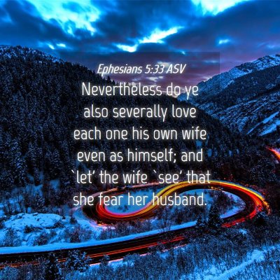 Picture 04 - Ephesians 5:33 ASV - Nevertheless do ye also severally love each one - Bible Verse Picture