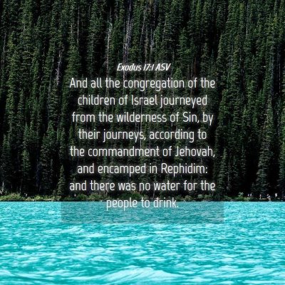 Picture 04 - Exodus 17:1 ASV - And all the congregation of the children of - Bible Verse Picture