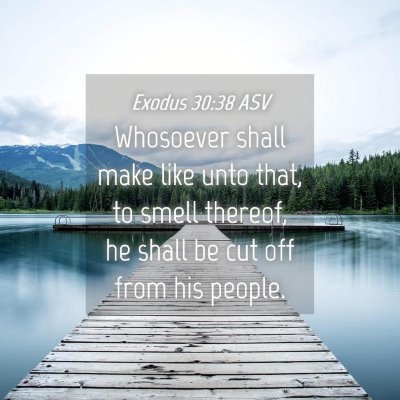 Picture 04 - Exodus 30:38 ASV - Whosoever shall make like unto that, to smell - Bible Verse Picture