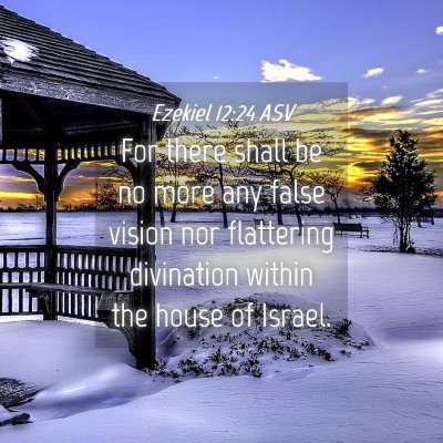 Picture 04 - Ezekiel 12:24 ASV - For there shall be no more any false vision nor - Bible Verse Picture