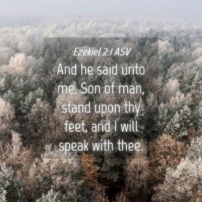 Picture 04 - Ezekiel 2:1 ASV - And he said unto me, Son of man, stand upon thy - Bible Verse Picture