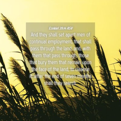 Picture 04 - Ezekiel 39:14 ASV - And they shall set apart men of continual - Bible Verse Picture