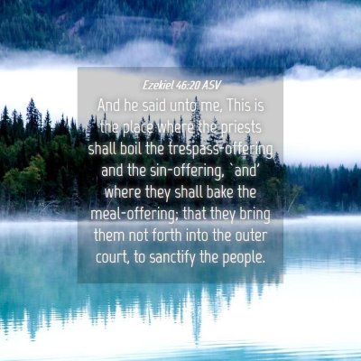 Picture 04 - Ezekiel 46:20 ASV - And he said unto me, This is the place where the - Bible Verse Picture