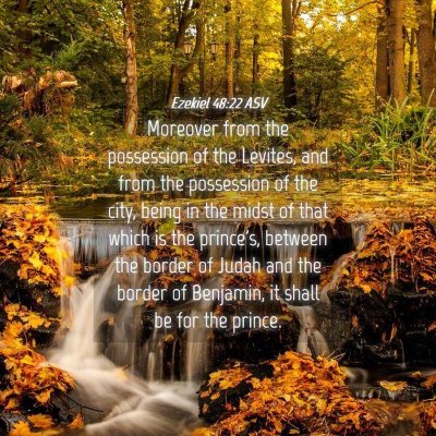 Picture 04 - Ezekiel 48:22 ASV - Moreover from the possession of the Levites, and - Bible Verse Picture