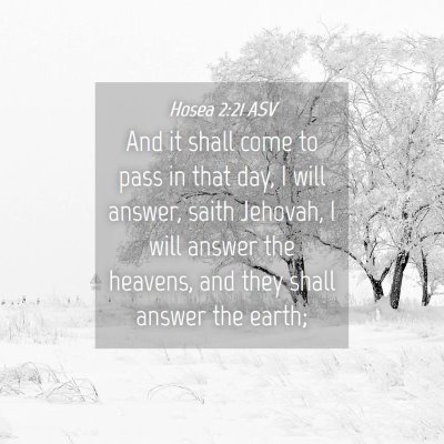 Picture 04 - Hosea 2:21 ASV - And it shall come to pass in that day, I will - Bible Verse Picture