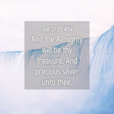 Picture 04 - Job 22:25 ASV - And the Almighty will be thy treasure, And - Bible Verse Picture