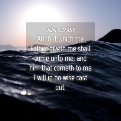 Picture 04 - John 6:37 ASV - All that which the Father giveth me shall come - Bible Verse Picture