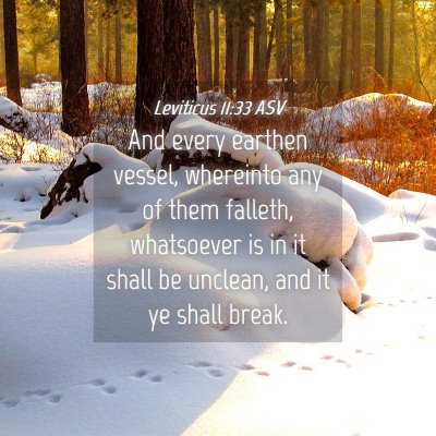 Picture 04 - Leviticus 11:33 ASV - And every earthen vessel, whereinto any of them - Bible Verse Picture