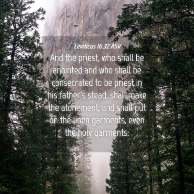 Picture 04 - Leviticus 16:32 ASV - And the priest, who shall be anointed and who - Bible Verse Picture