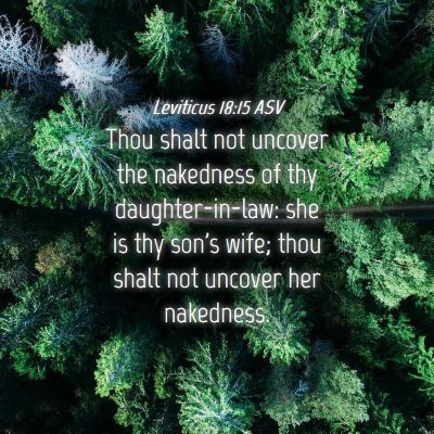Picture 04 - Leviticus 18:15 ASV - Thou shalt not uncover the nakedness of thy - Bible Verse Picture