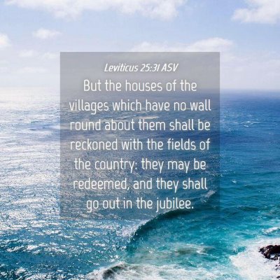 Picture 04 - Leviticus 25:31 ASV - But the houses of the villages which have no wall - Bible Verse Picture