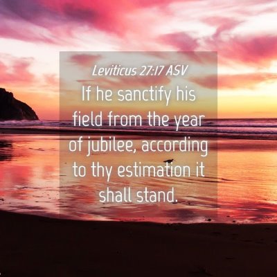 Picture 04 - Leviticus 27:17 ASV - If he sanctify his field from the year of - Bible Verse Picture