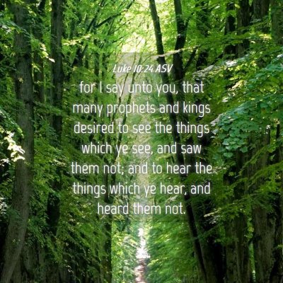 Picture 04 - Luke 10:24 ASV - for I say unto you, that many prophets and kings - Bible Verse Picture