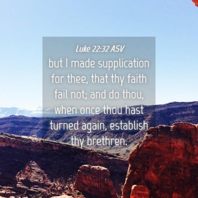 Picture 04 - Luke 22:32 ASV - but I made supplication for thee, that thy faith - Bible Verse Picture