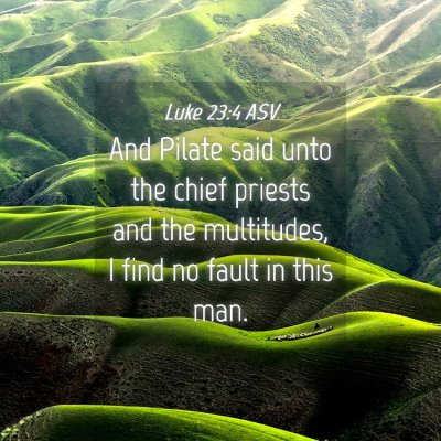 Picture 04 - Luke 23:4 ASV - And Pilate said unto the chief priests and the - Bible Verse Picture