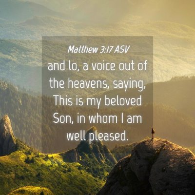 Picture 04 - Matthew 3:17 ASV - and lo, a voice out of the heavens, saying, This - Bible Verse Picture