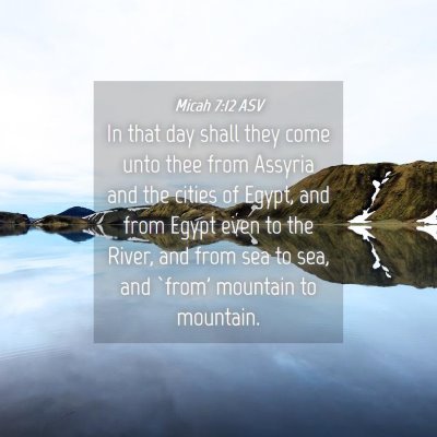 Picture 04 - Micah 7:12 ASV - In that day shall they come unto thee from - Bible Verse Picture
