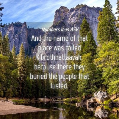 Picture 04 - Numbers 11:34 ASV - And the name of that place was called - Bible Verse Picture