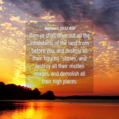 Picture 04 - Numbers 33:52 ASV - then ye shall drive out all the inhabitants of - Bible Verse Picture